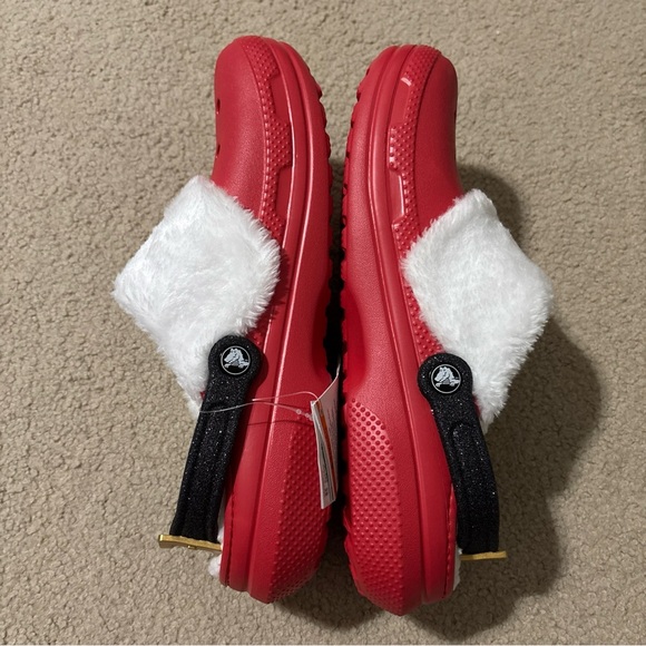 Crocs Classic Lined Santa Claus Clogs Mens Size 11 Slip-On Sandals Christmas NEW main image 5